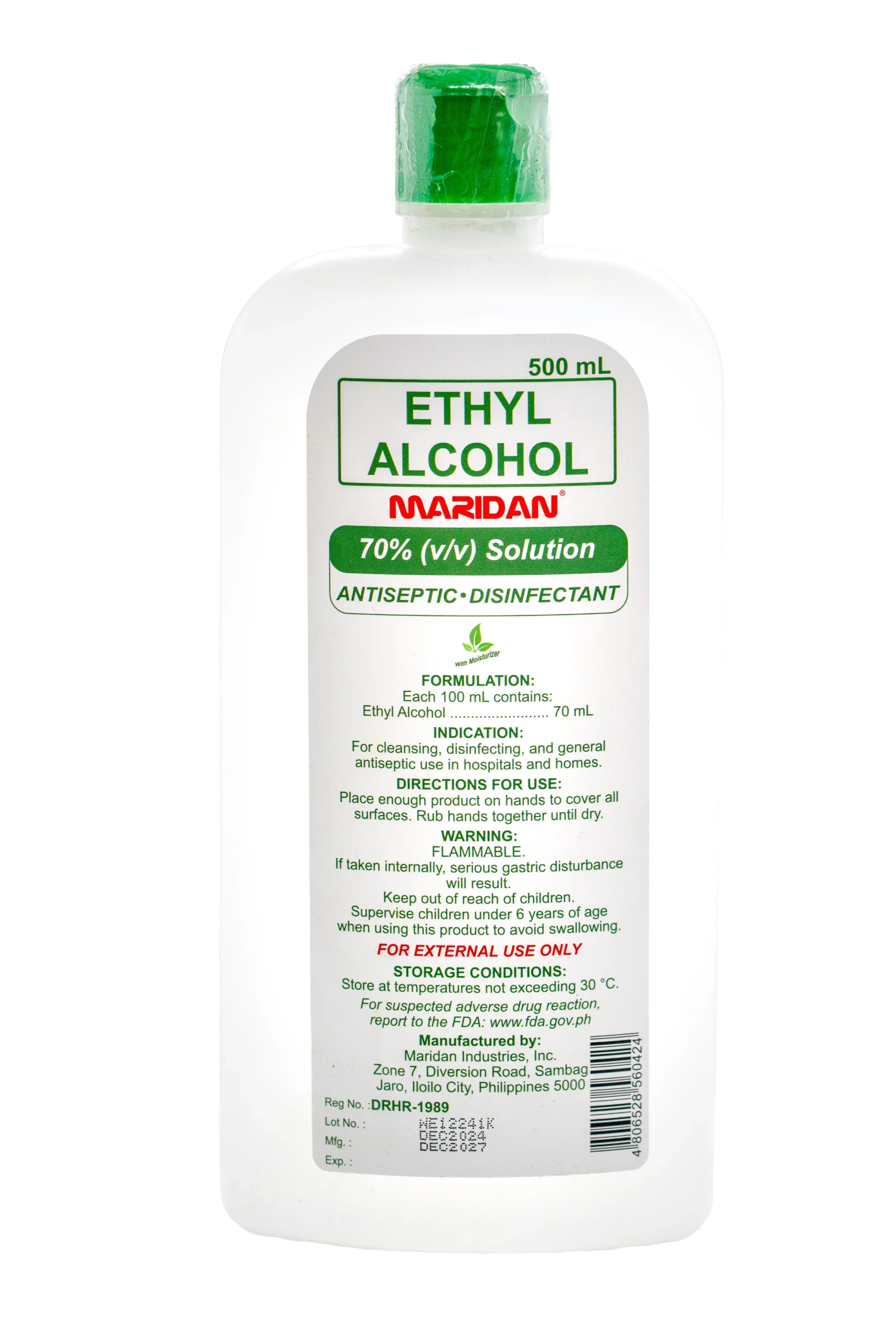 Ethyl Alcohol  (Maridan) 70% v/v Solution