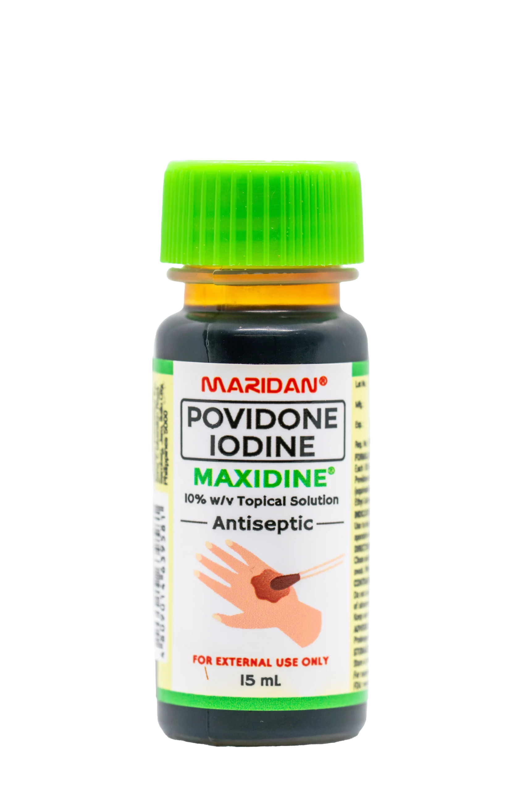 Povidone Iodine (Maxidine) 10% w/v Topical Solution